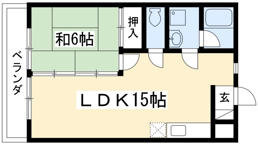ベルメゾン鴨川 間取り