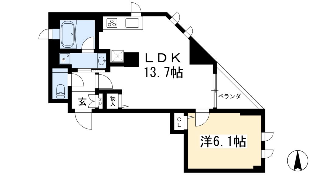 スミレスタ北大路 間取り