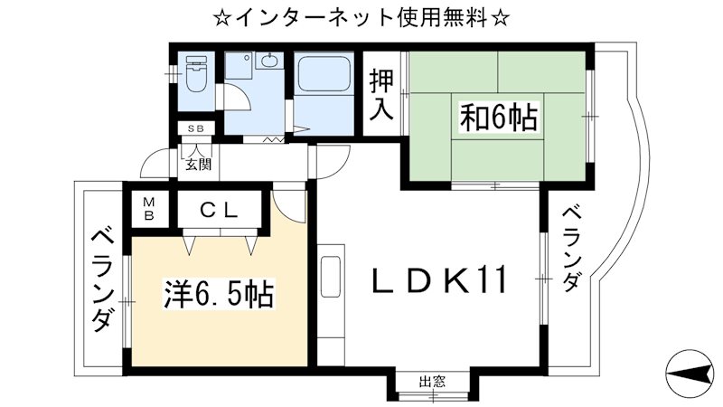 サ－ドニックス宇田 間取り