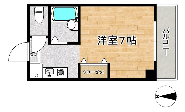 エトワ－ル下鴨 間取り