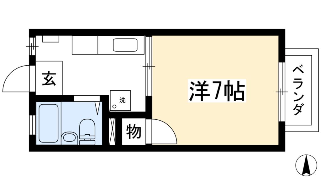 プレジ－ル・ウエダ 間取り