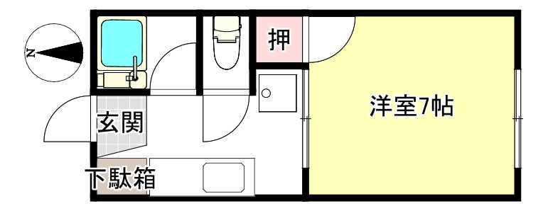 第二船岡山荘 間取り