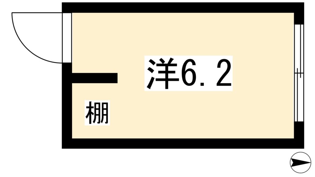 木野寮南棟 間取り