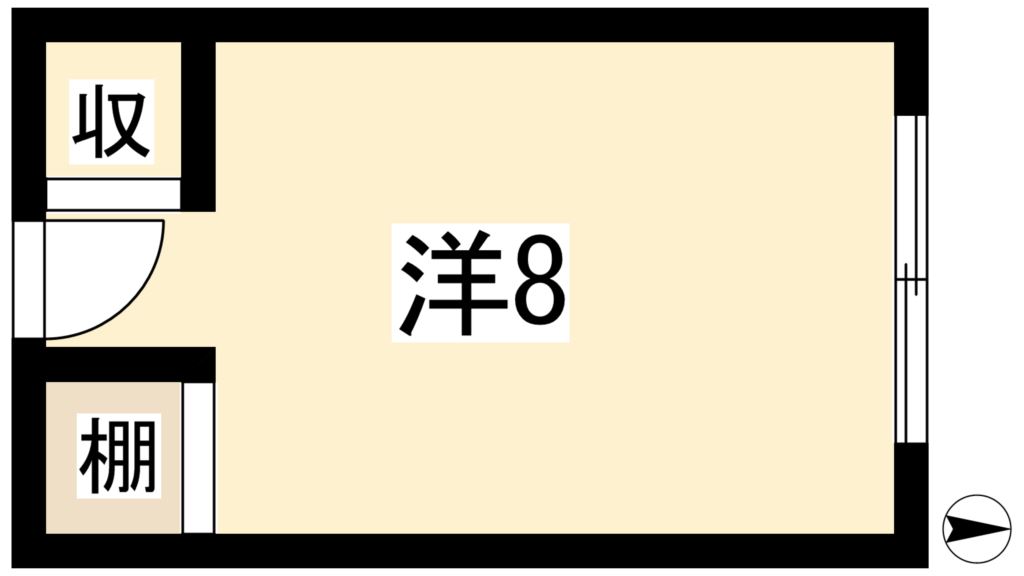 木野寮南棟 間取り