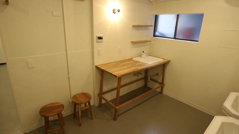 木野寮南棟 洗面所