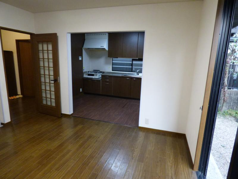 下鴨蓼倉町貸家 リビング