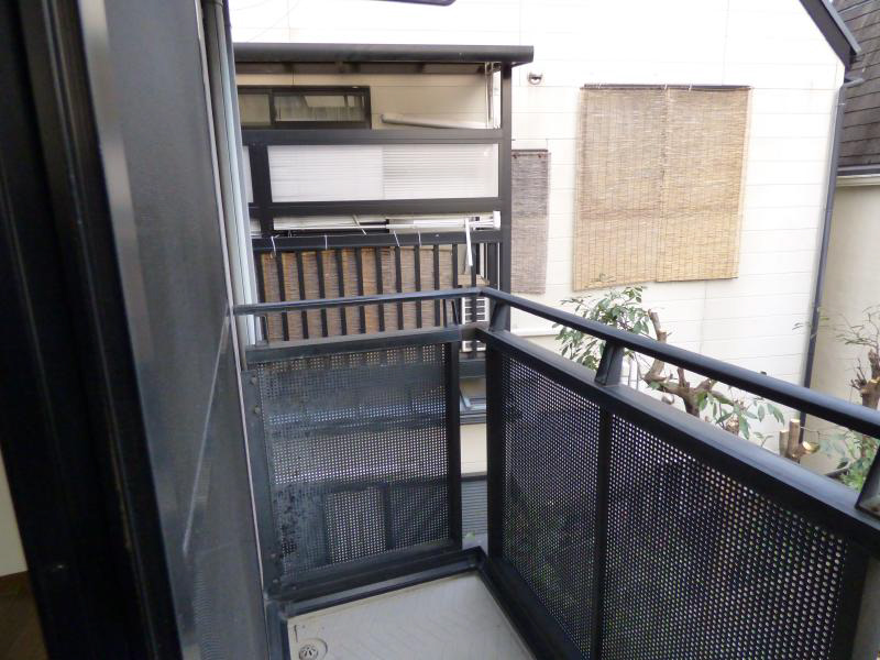 下鴨蓼倉町貸家 ベランダ
