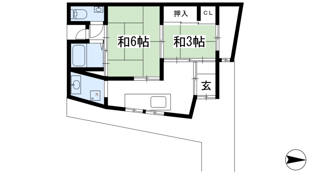 紫野南舟岡町貸家（31） 間取り