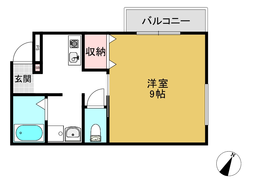 Calm　F 間取り