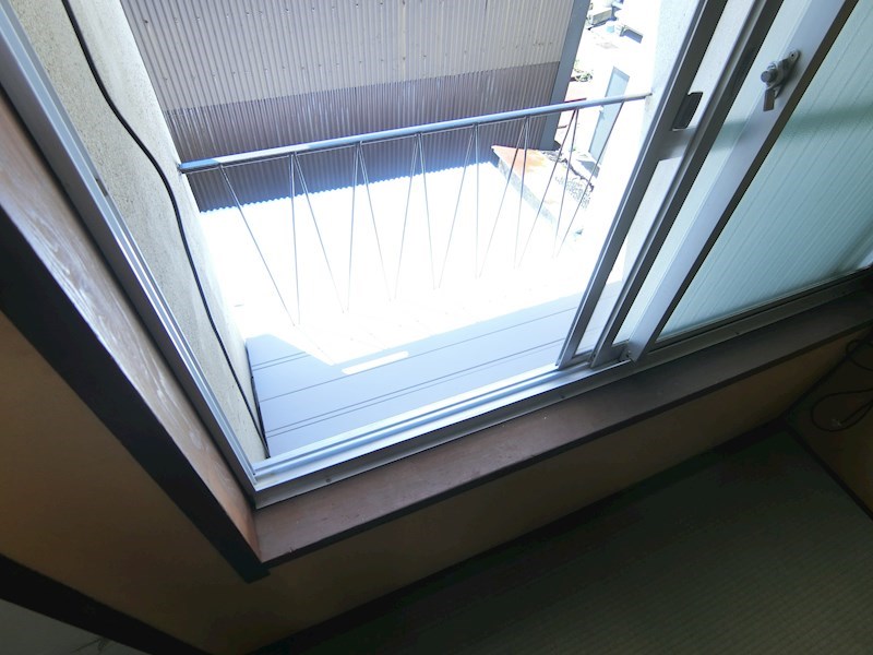 紫竹西北町貸家 ベランダ