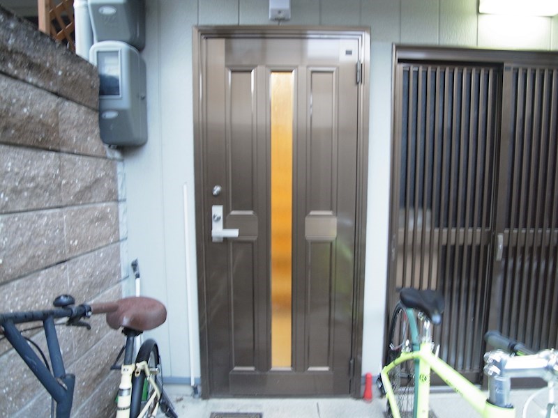 吉田上大路町貸家 玄関