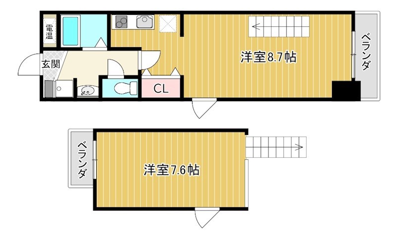 コンシェルジュ京都駅前 間取り