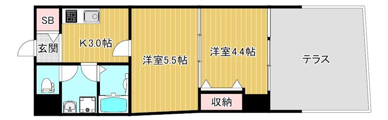 ル・ボーシエル 間取り