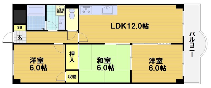 グレイスヴィラ阿部 間取り