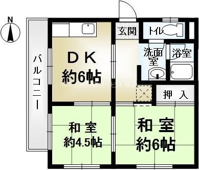 田園ハイツ 間取り