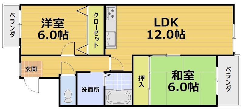 エクシード・こはた 間取り