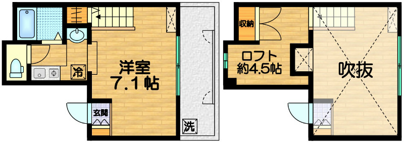 カレラ・デ・エステ 間取り