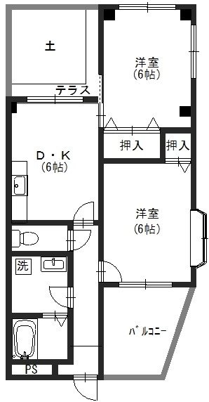 ハイツリーフラット 間取り