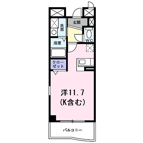 ディアコート広野 間取り