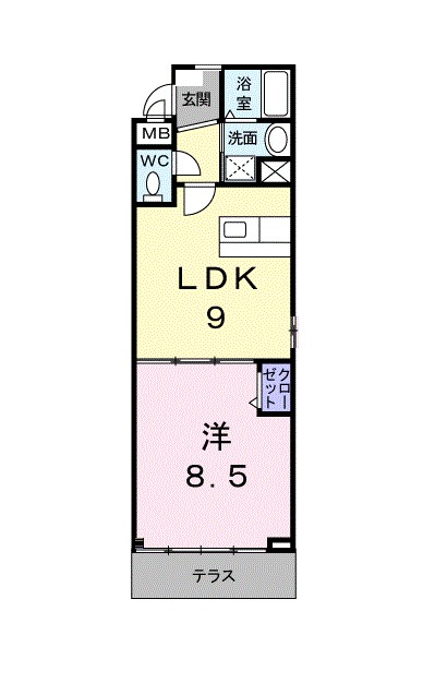 ミル　メゾン　Ｔ 間取り