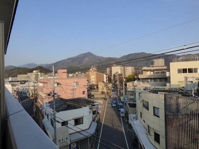 修学院の町を見渡せる分譲マンション最上階。【左京区・修学院・1K】