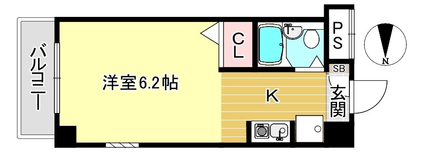 アブレスト岩倉 間取り