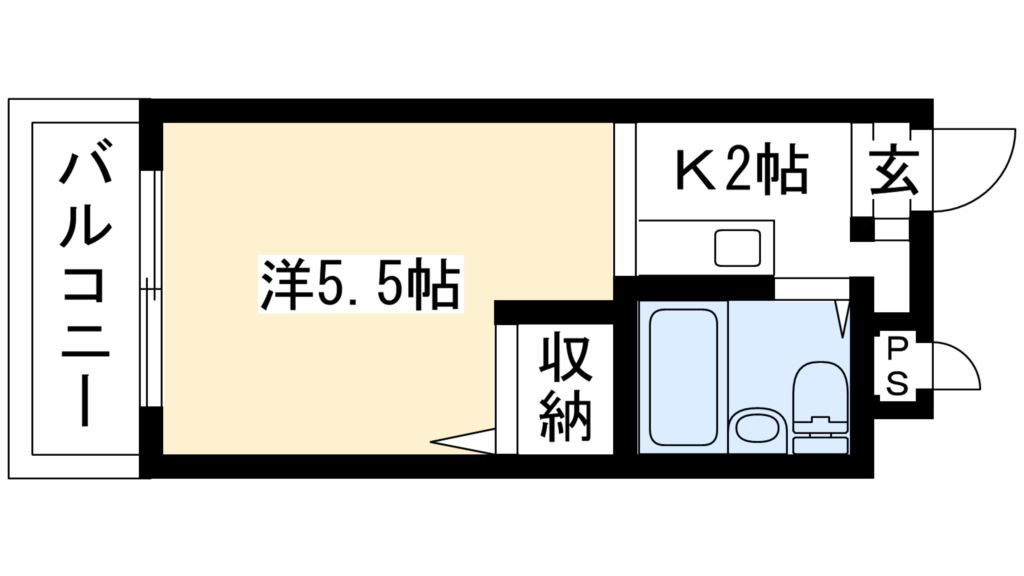 日の出ハイツ 間取り