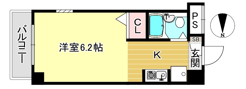 アブレスト岩倉 間取り