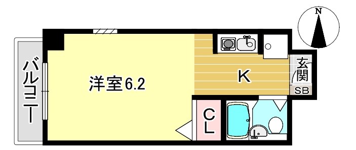 アブレスト岩倉 間取り