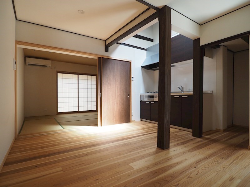 小山下内河原町京町家 リビング
