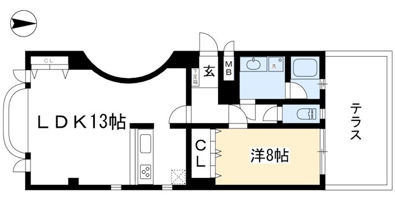 ラ・フォンテーヌ京都 間取り