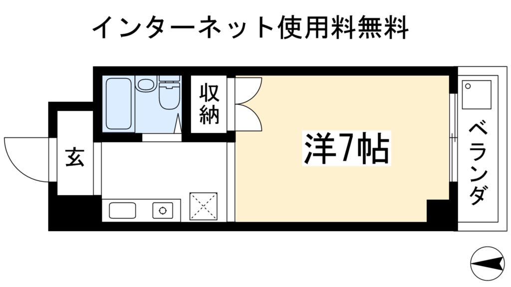 フラットフジタ 間取り