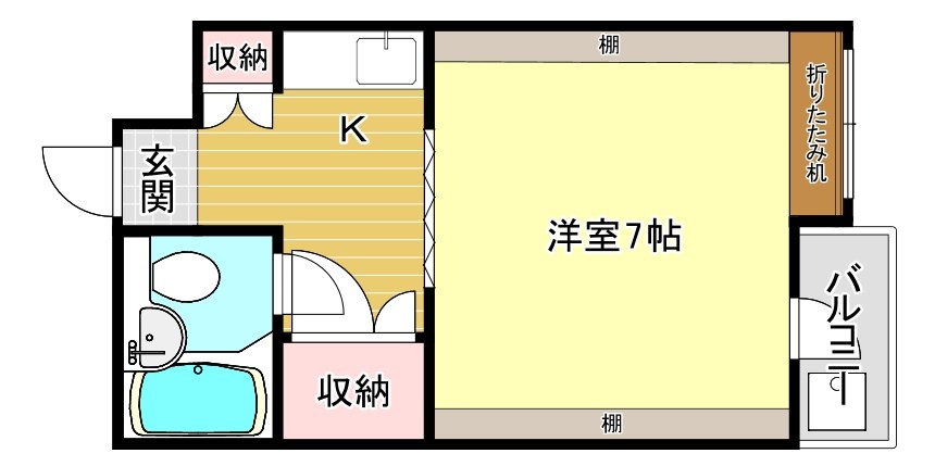 ハイツおおくら 間取り