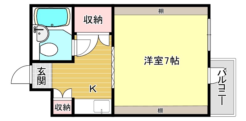 ハイツおおくら 間取り