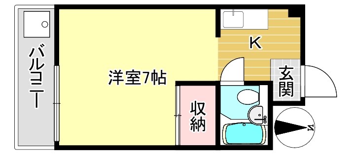 ハイツ協栄 間取り