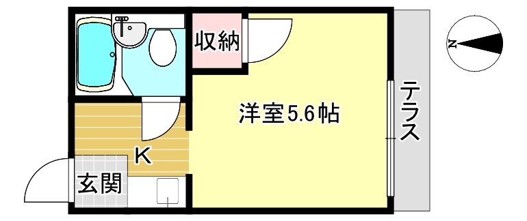ハイツ鳳 間取り