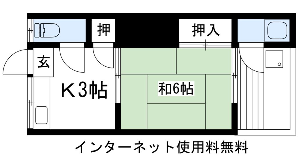 西野荘 間取り