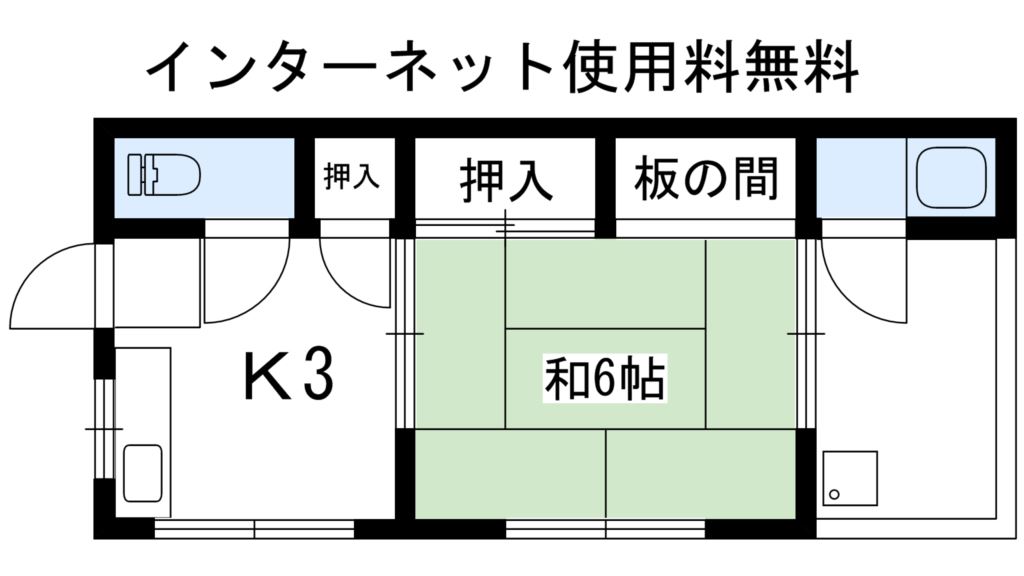 西野荘 間取り