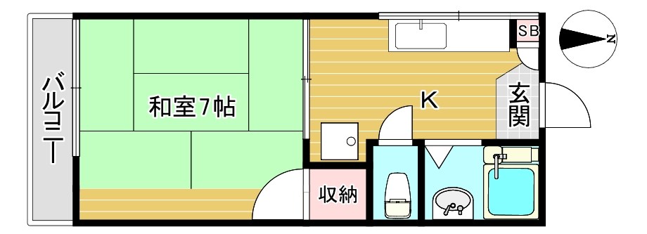 第二船岡山荘 間取り