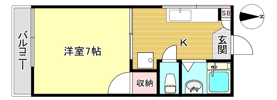 第二船岡山荘 間取り