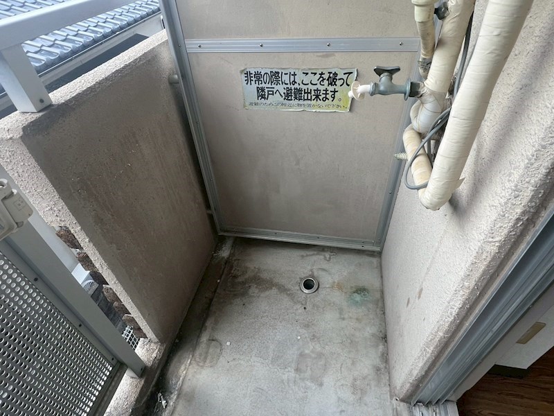 ファミリエ北白川 ベランダ