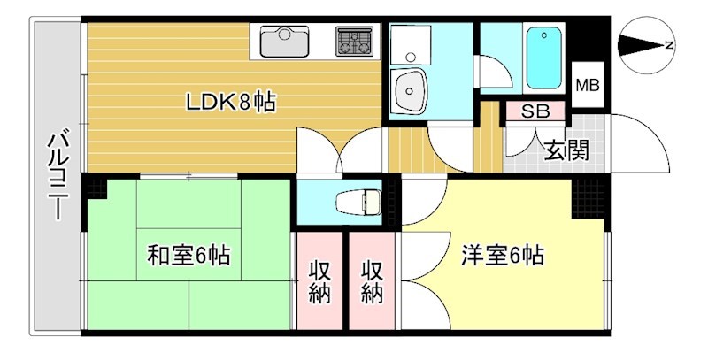 リージェンシーコート平野 間取り