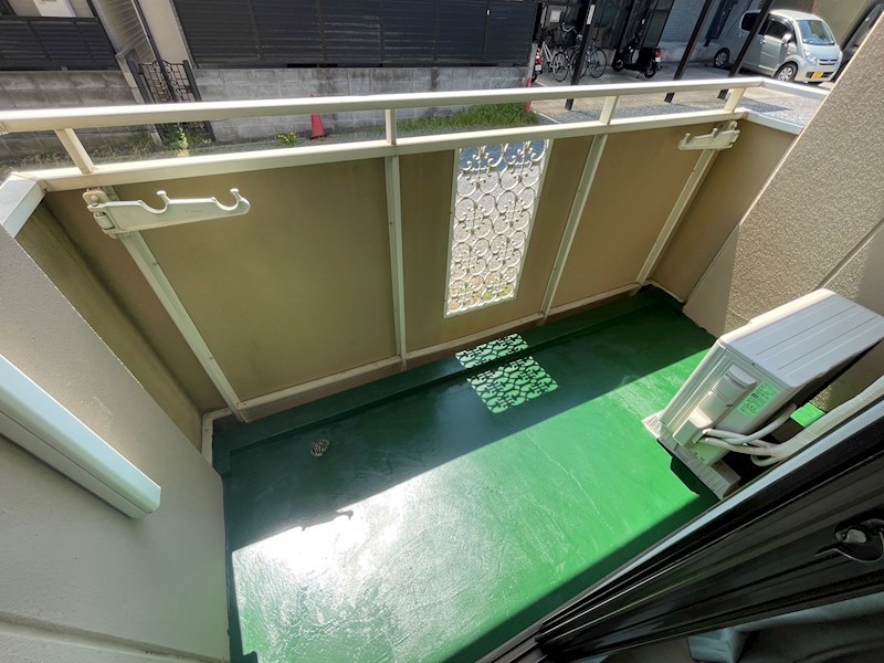 オークコート ベランダ