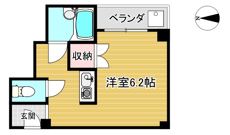 アーバンハウス北西 間取り
