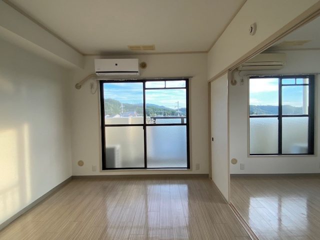 最上階角部屋のお部屋です👍眺望良好！【左京区・岩倉・ 2LDK】