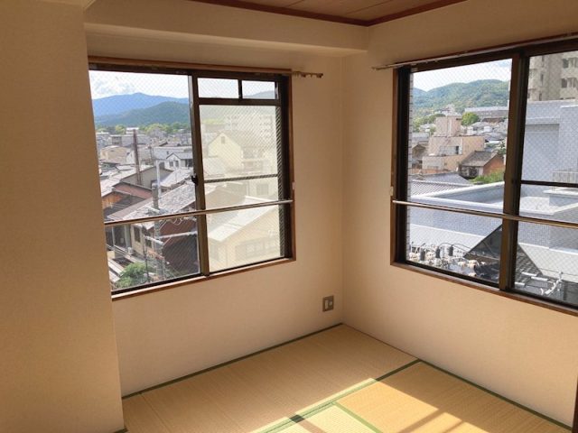 見晴らしの良い5階のお部屋。北野白梅町エリア。【上京区・千本今出川・ 2DK】